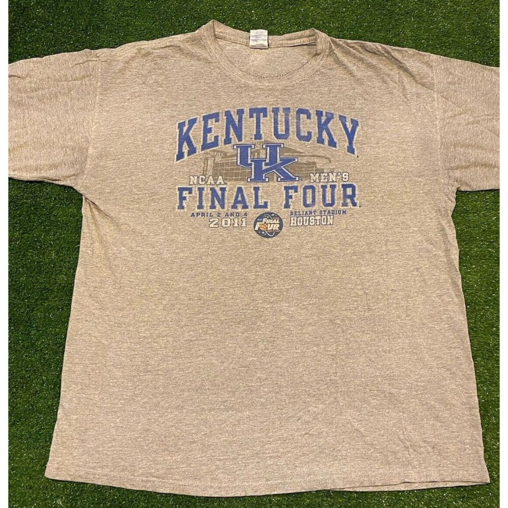 Kentucky Wildcats shirt mens extra large basketball Y2K gray adult unisex V